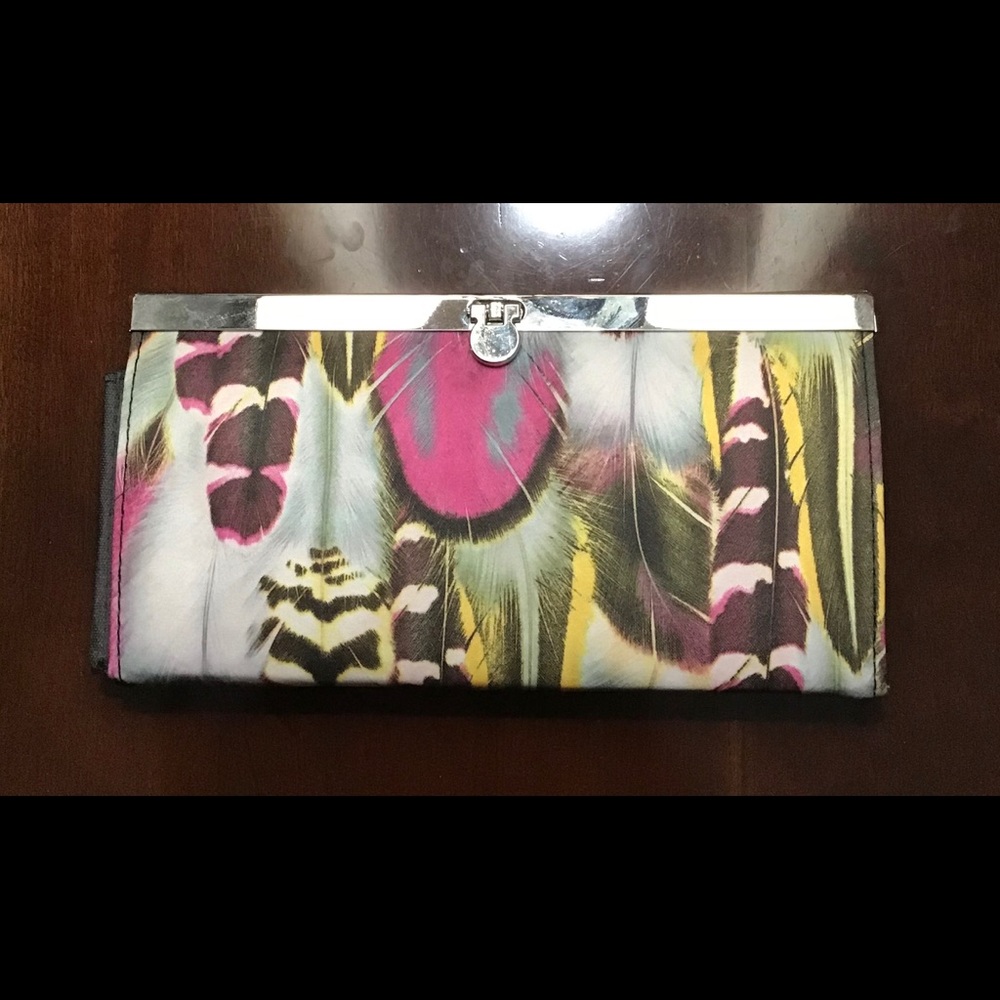 Colorful Feather Wallet